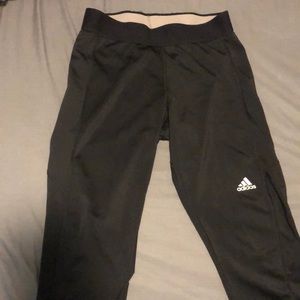 Black Adidas TechFit Biker Shorts